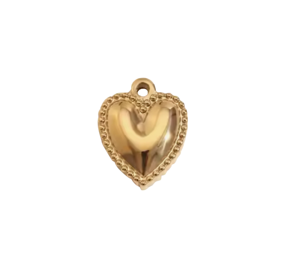 Gold Heart Charm