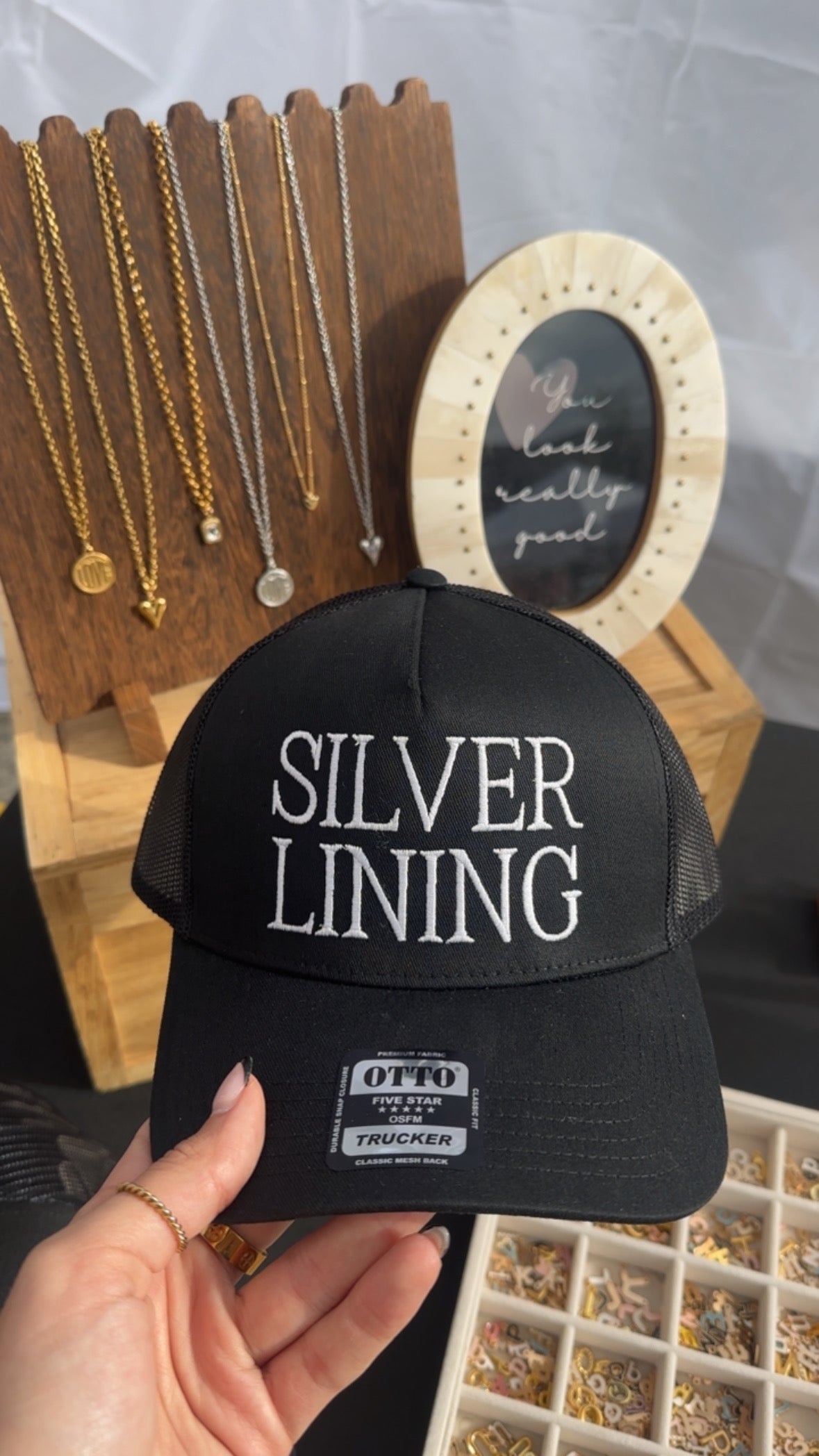 SILVER LINING Trucker Hat