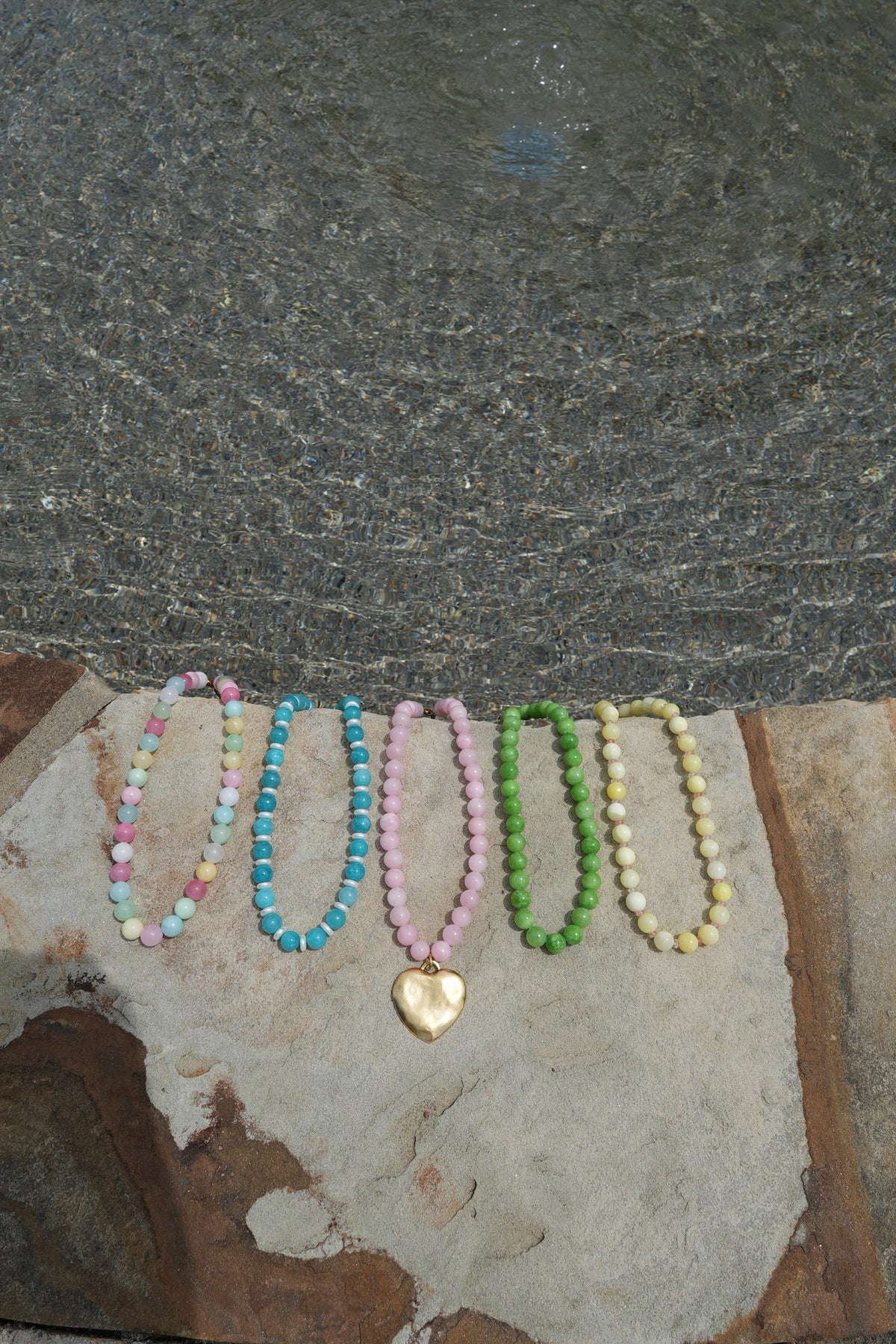Pink Lemonade Beaded Necklace