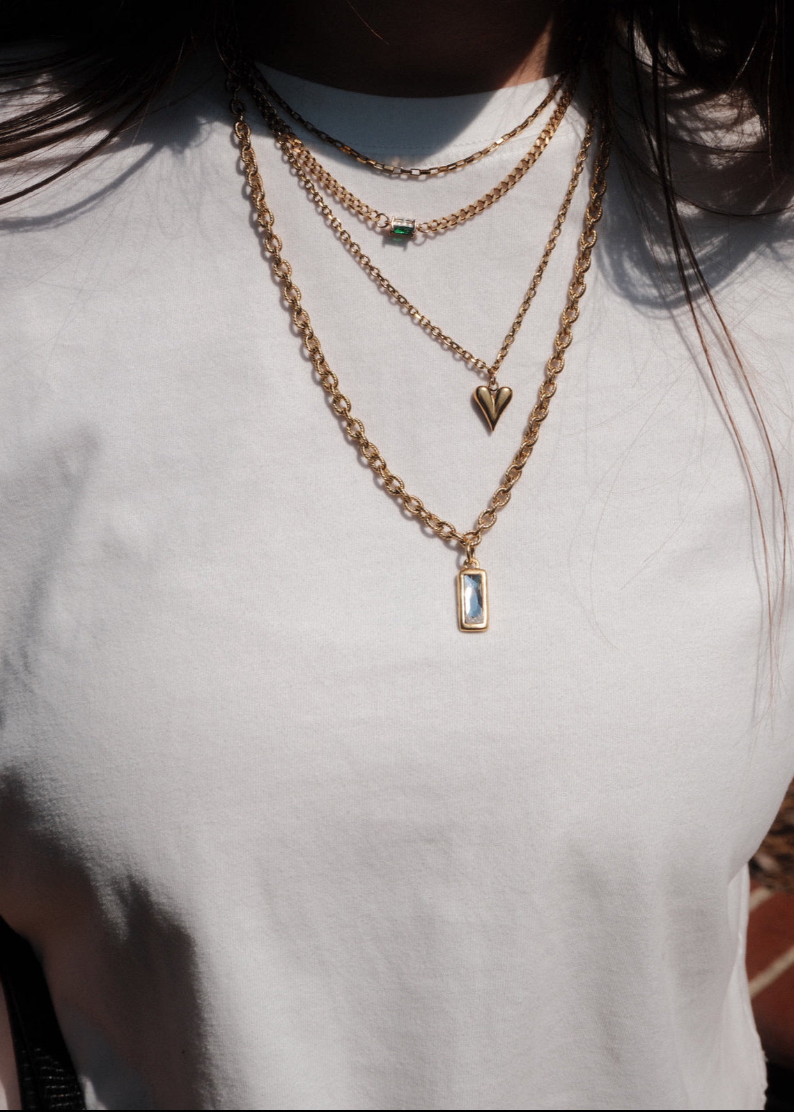 Tall Gemstone Necklace