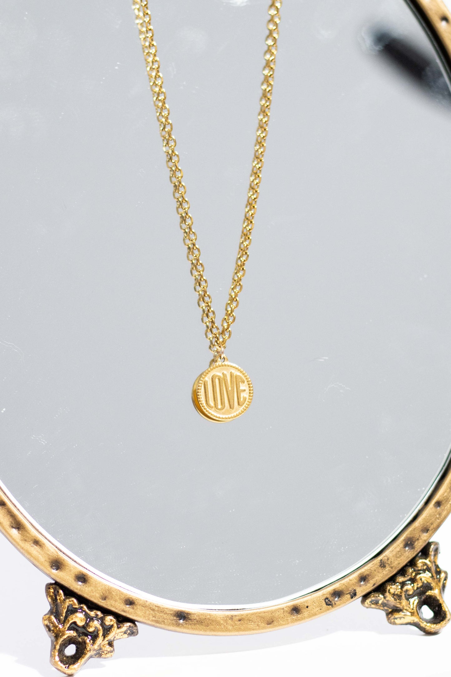 Gold LOVE Necklace