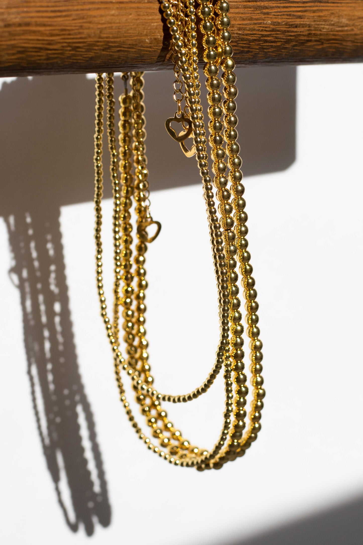 Gold Beaded Necklace