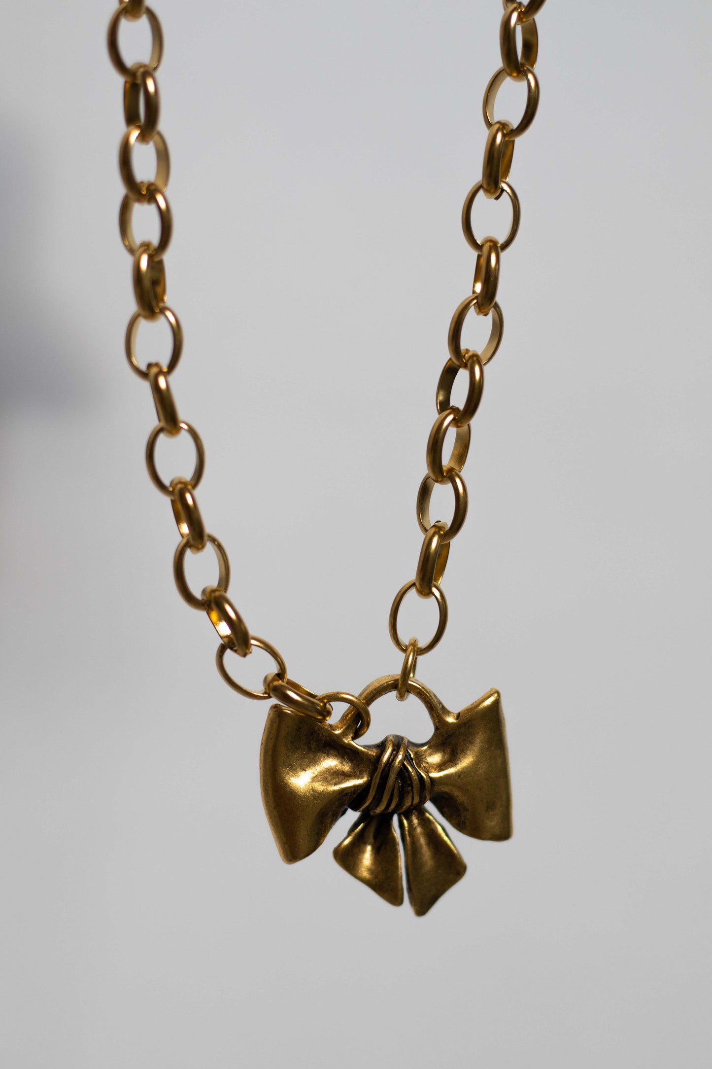Large Bow Necklace