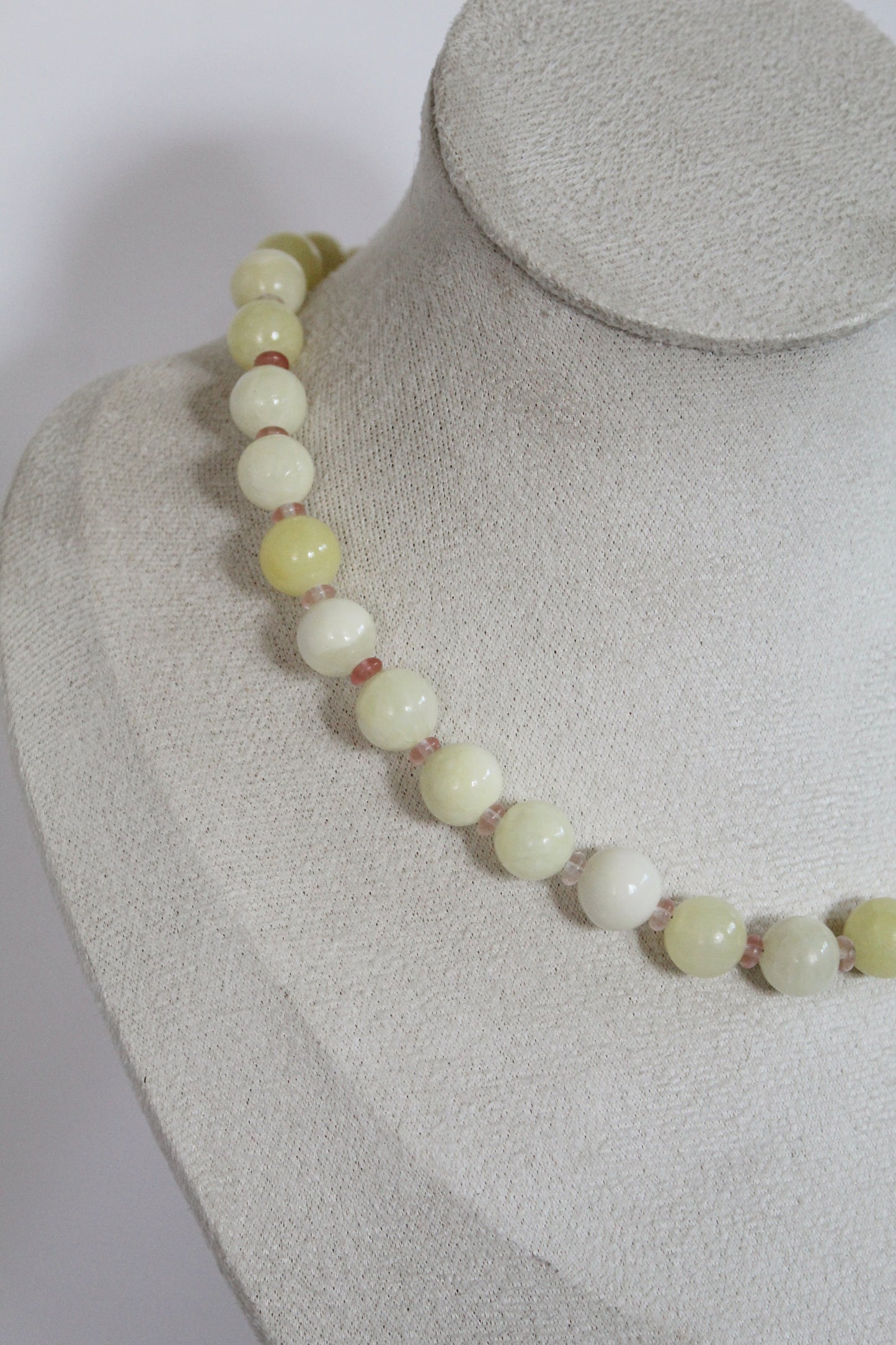 Pink Lemonade Beaded Necklace