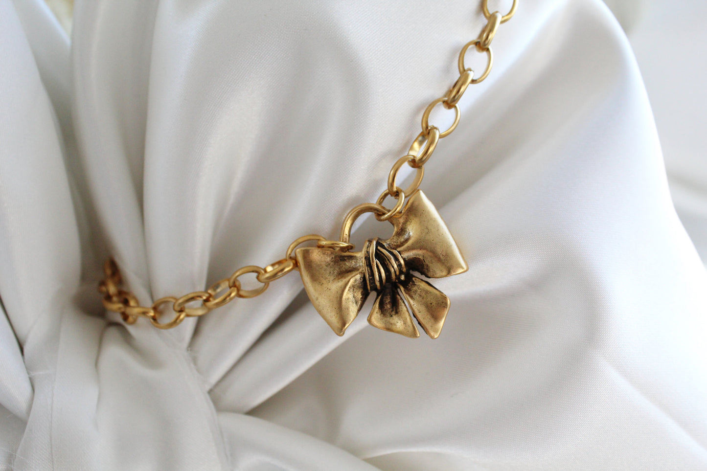 Large Bow Necklace