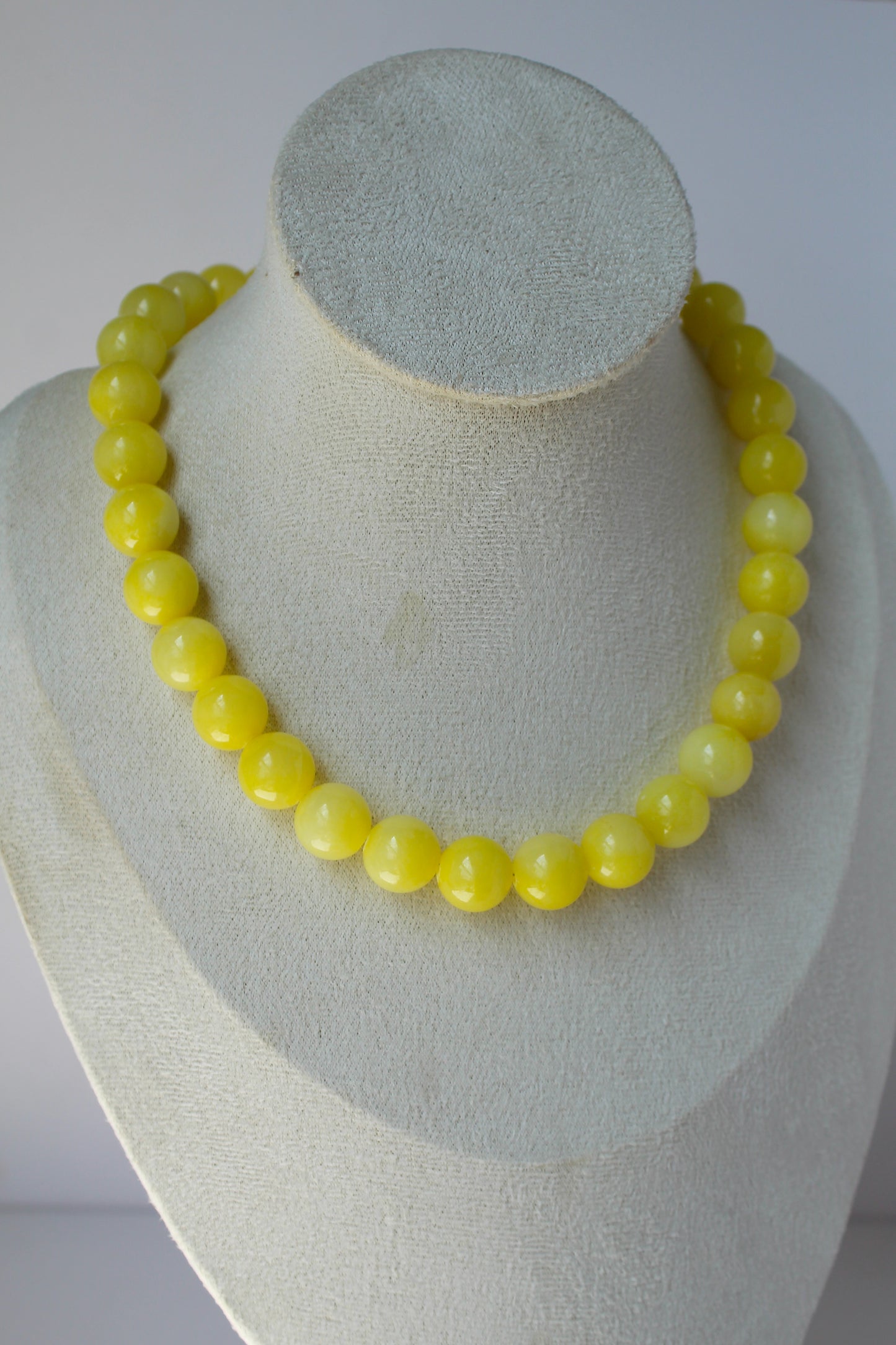 Lemon Drop Beaded Necklace