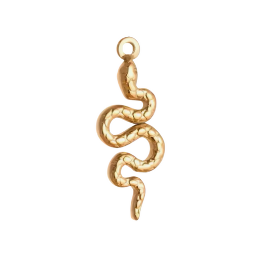 Gold Snake Charm