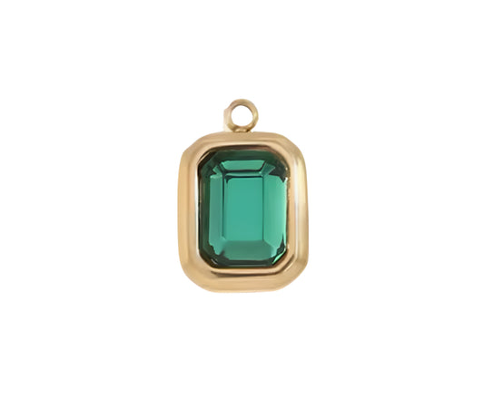 Emerald Gem Charm