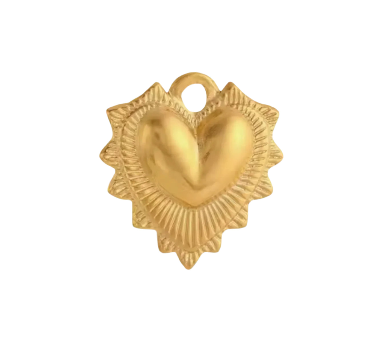 Vintage Heart Charm
