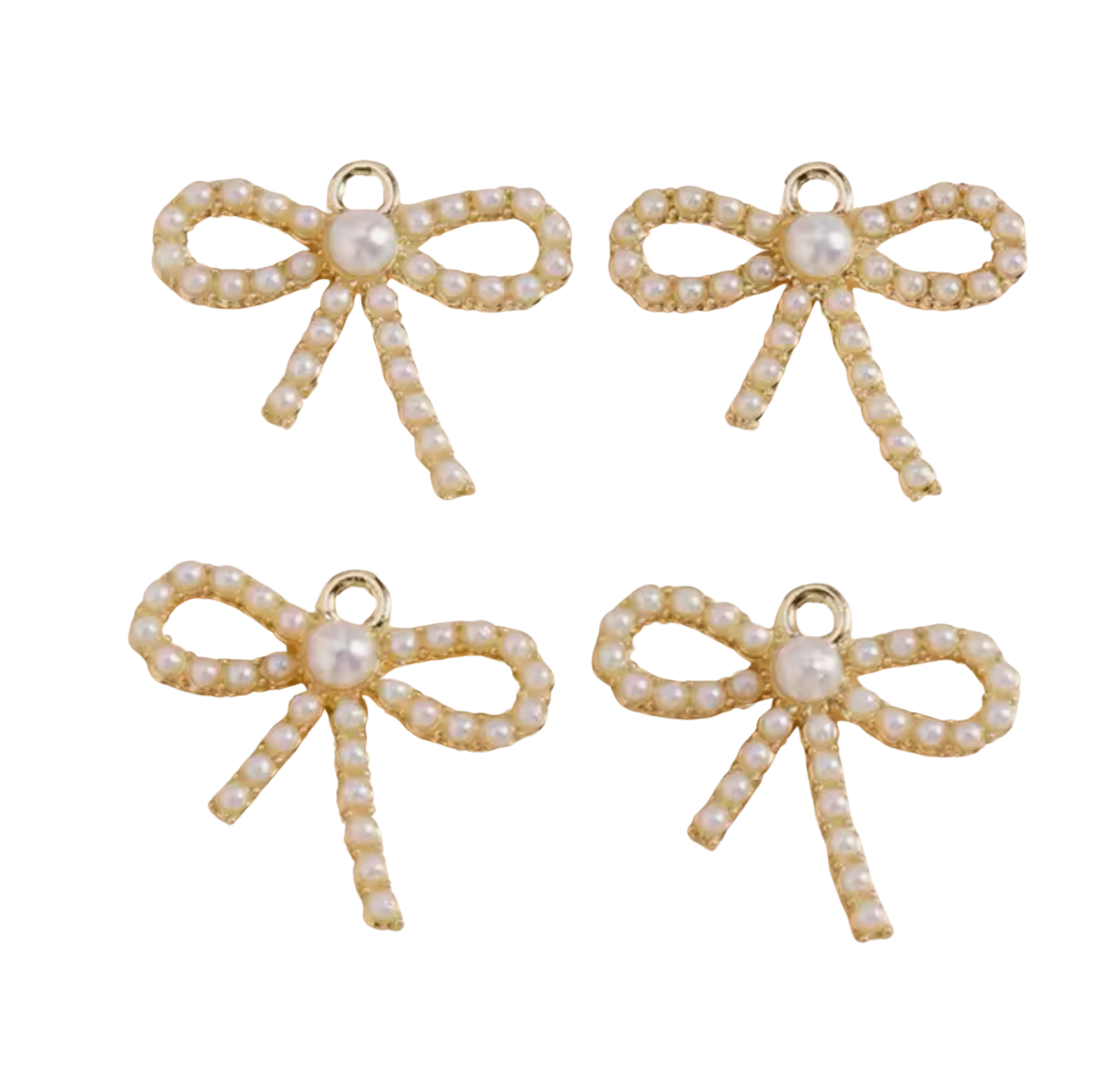 Pearl Bow Charm