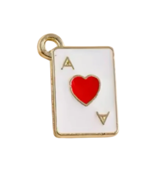 Ace of Hearts Charm