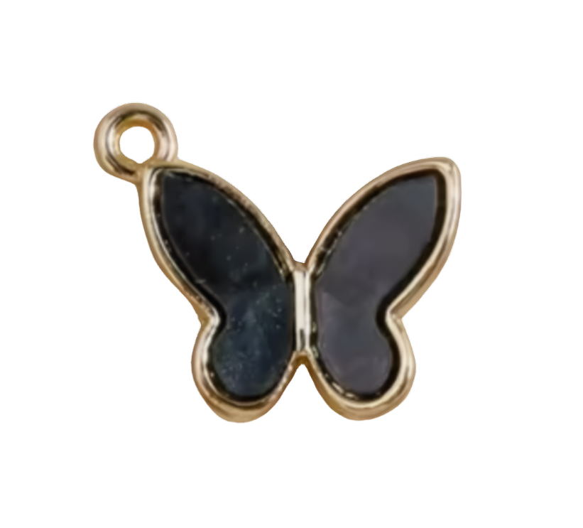 Black Butterfly Charm