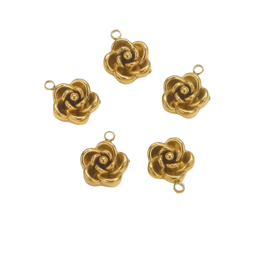 Rose Bud Charm
