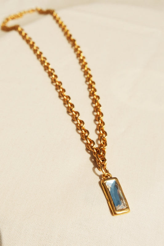 Tall Gemstone Necklace