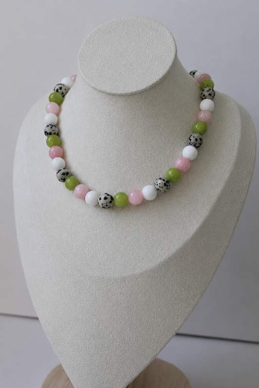 Garden Party Beaded Necklace