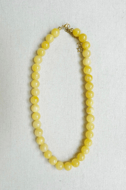 Cream Soda Beaded Necklace
