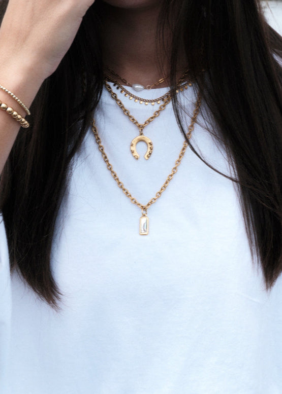 Tall Gemstone Necklace
