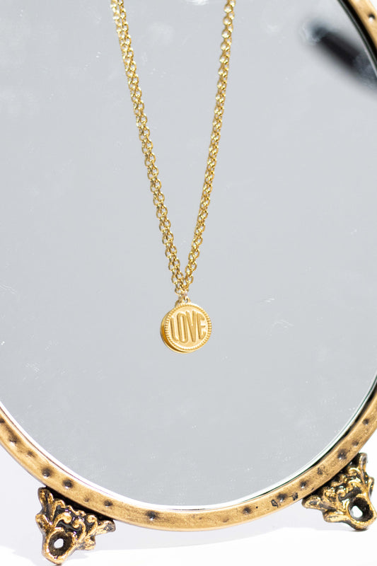 Gold LOVE Necklace