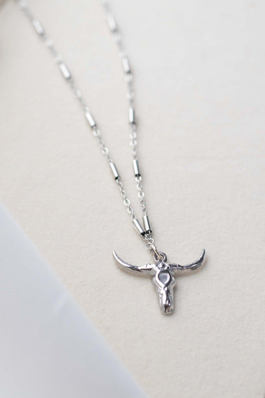 Silver Fighter Necklace