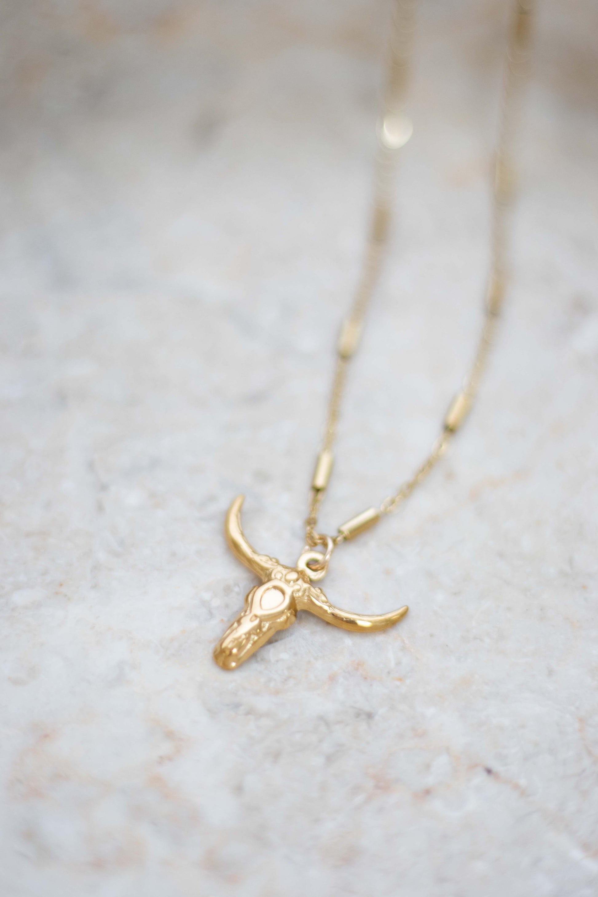 Gold Fighter Necklace