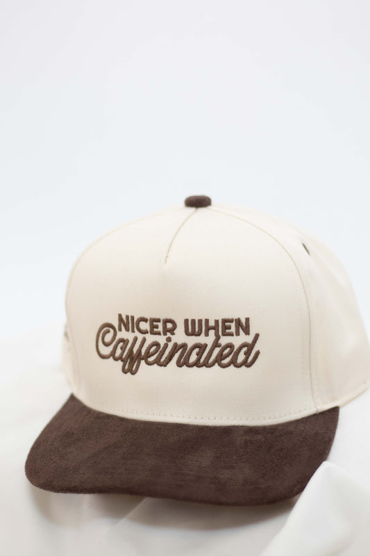 Nicer When Caffeinated Trucker Hat