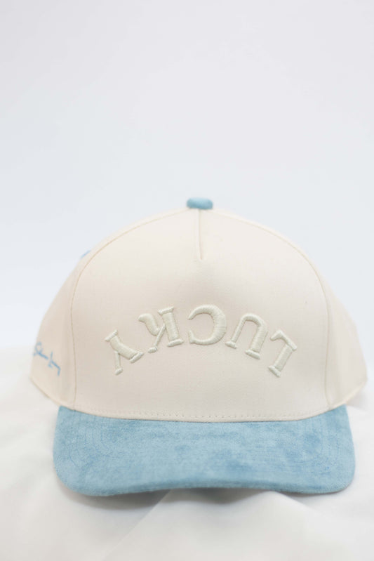 LUCKY Blue Trucker Hat