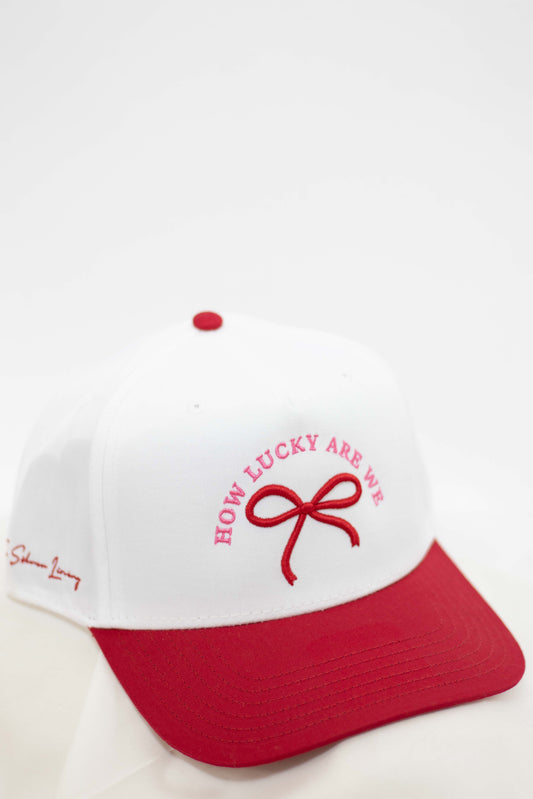 Lucky Red Bow Trucker Hat