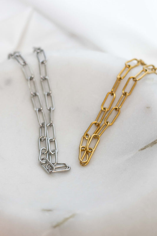 Chunky Paperclip Necklace