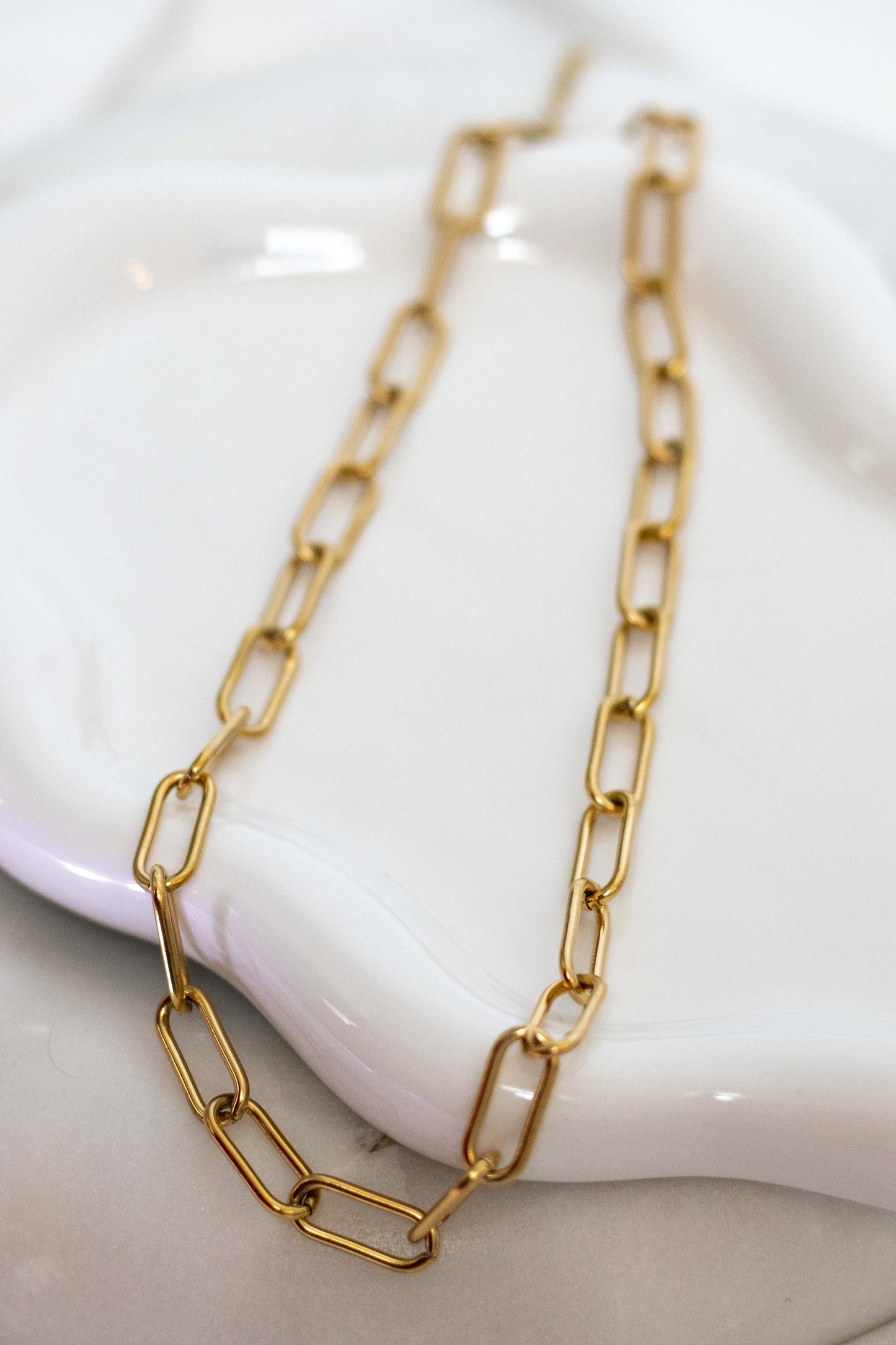 Chunky Paperclip Necklace