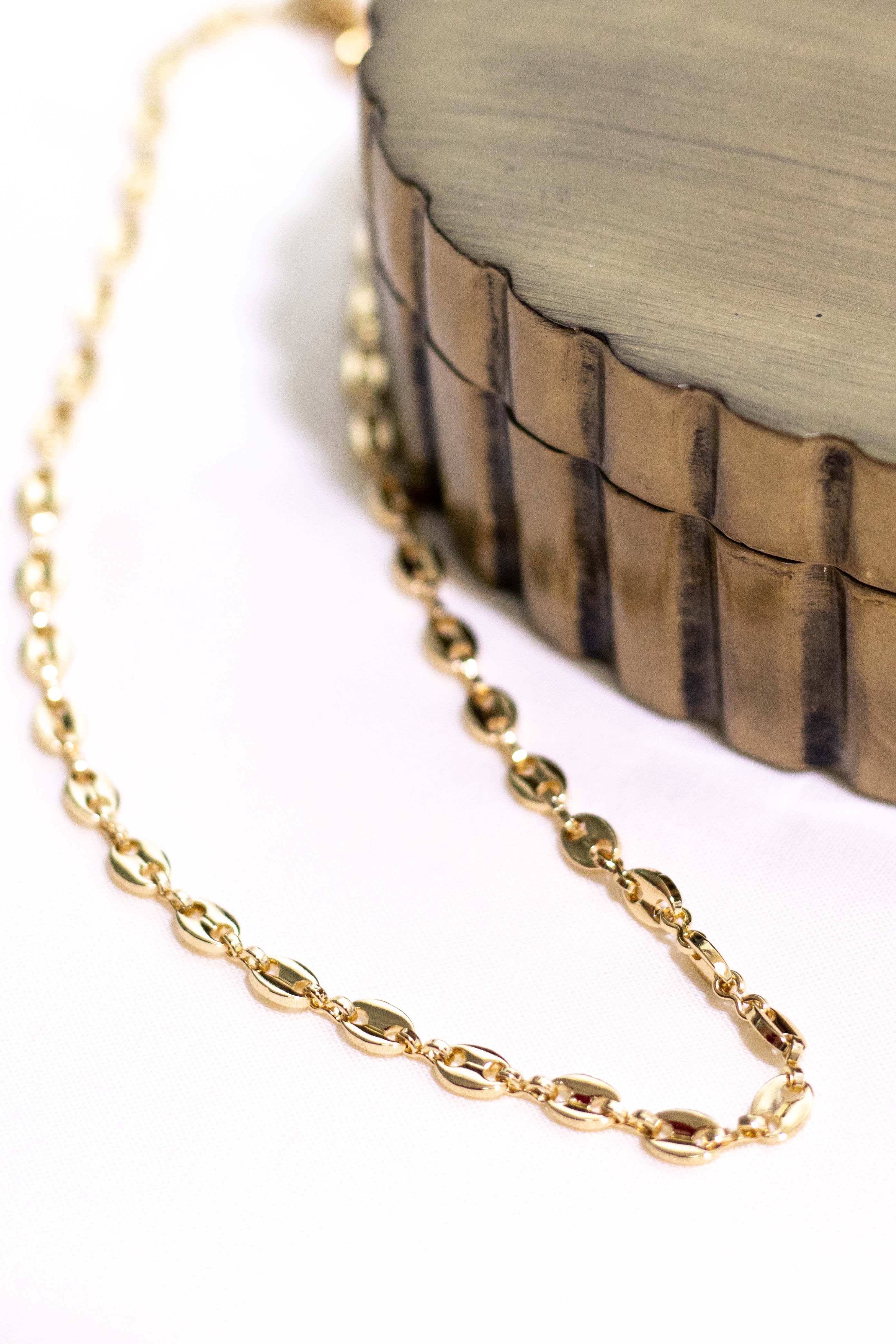 Gold Bottlecap Chain Necklace – The Silver Lining Jewelry Co.