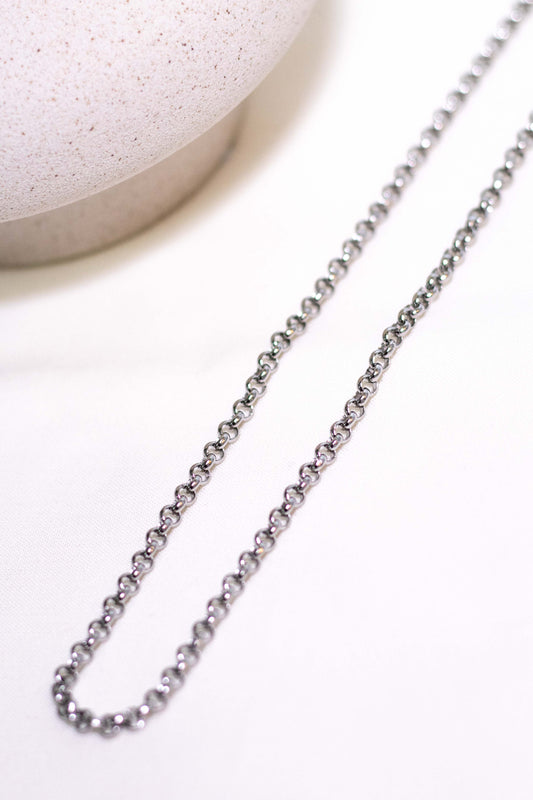 Silver Bubble Chain Necklace