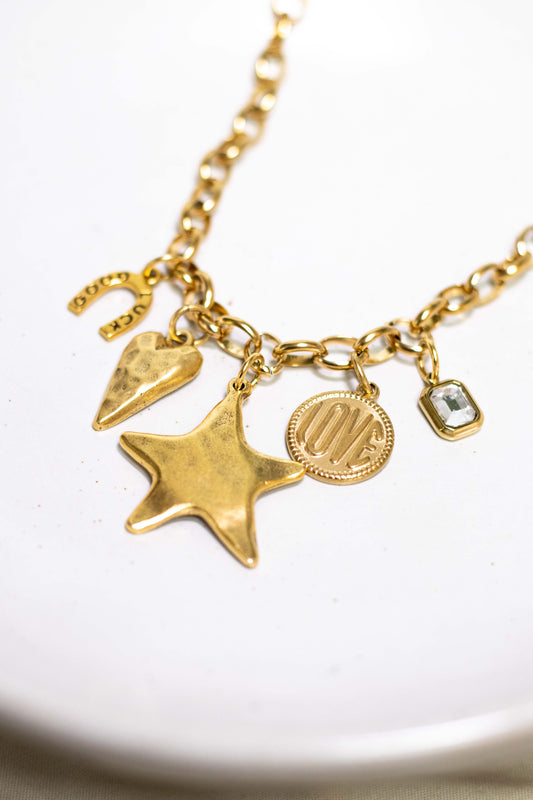 LOVE Charm Necklace