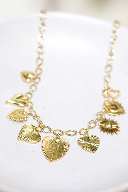 Queen of Hearts Charm Necklace