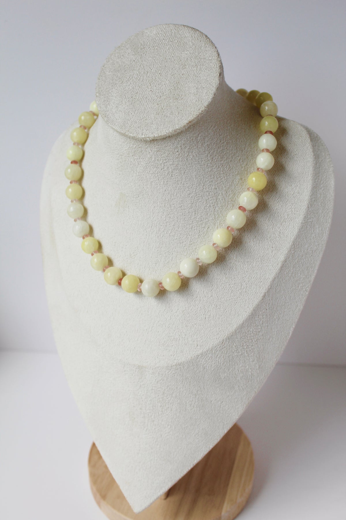 Pink Lemonade Beaded Necklace