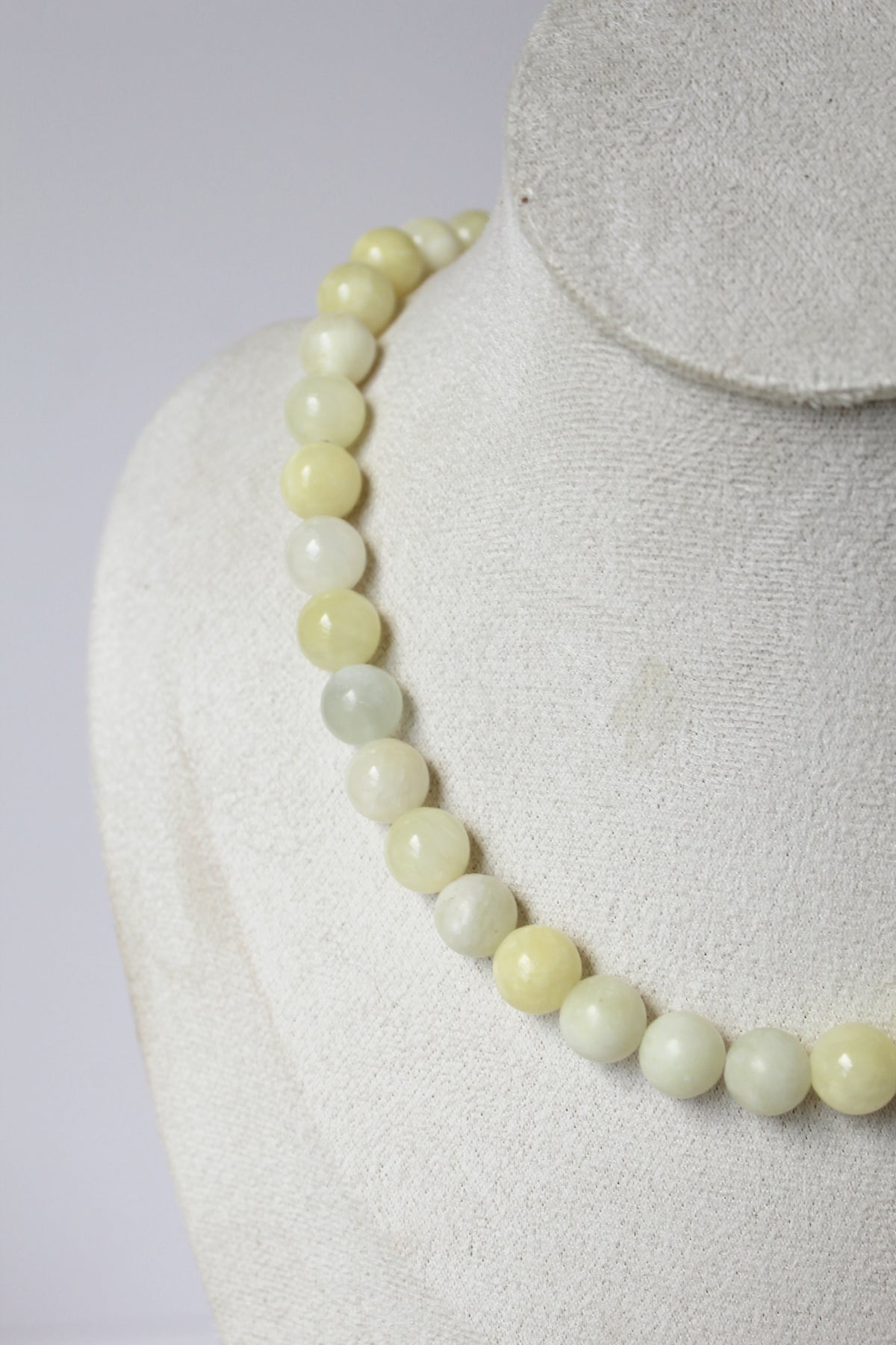 Butter Yellow Beaded Necklace