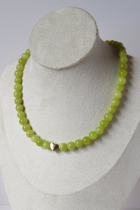 Lime Crush Beaded Necklace