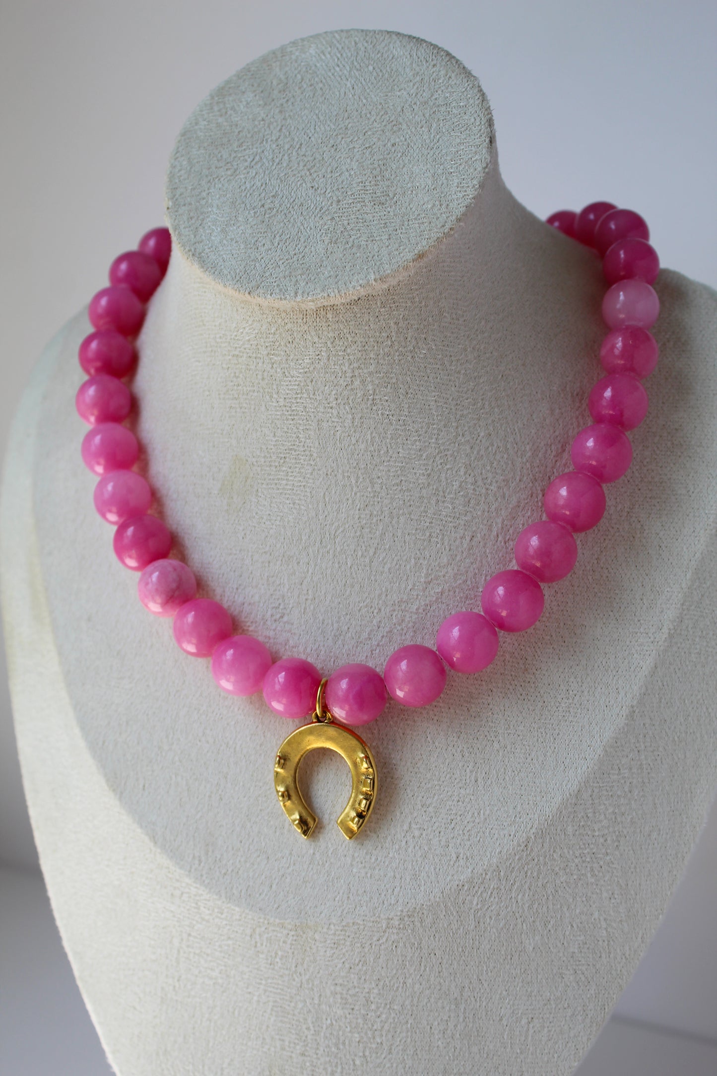 Lucky Lavender Beaded Necklace