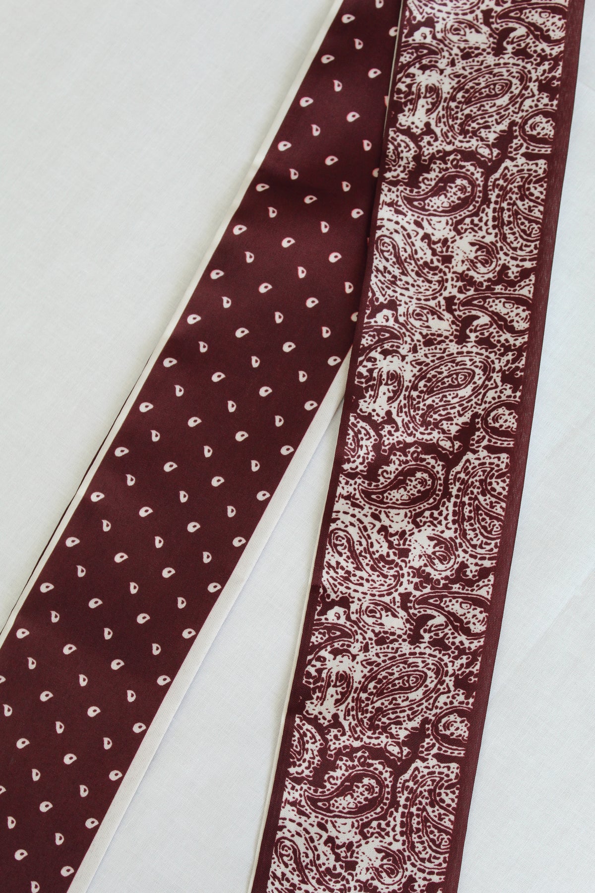 Crimson Star Scarf Necklace