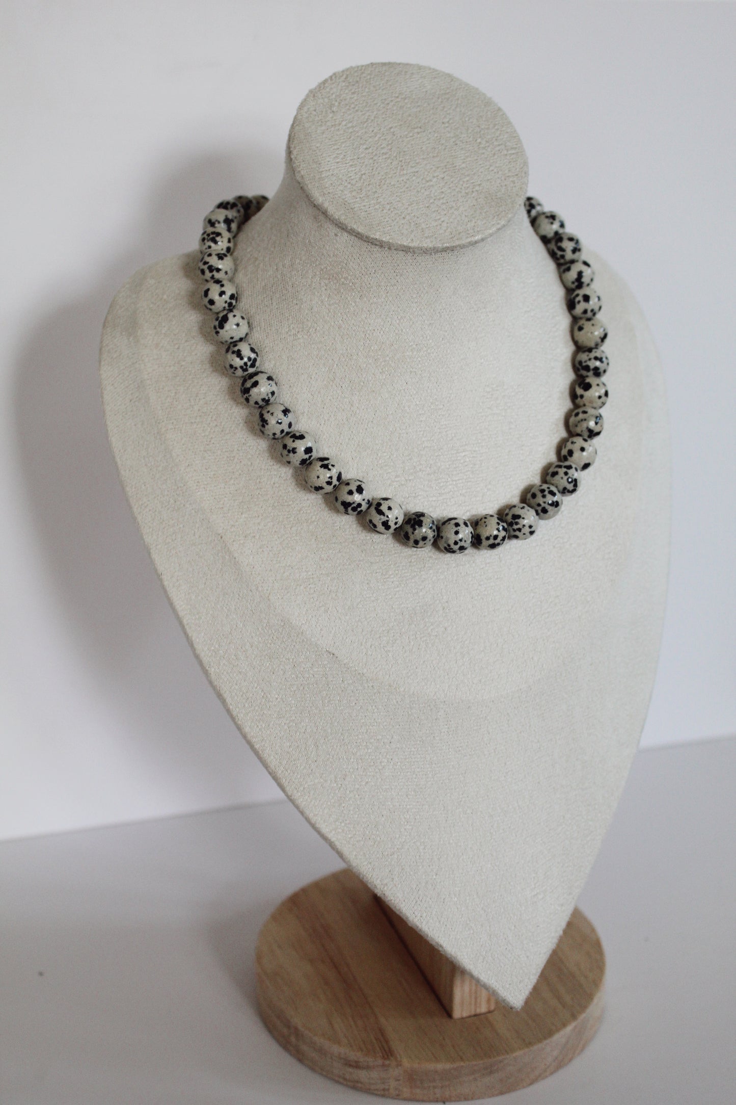Dalmatian Beaded Necklace