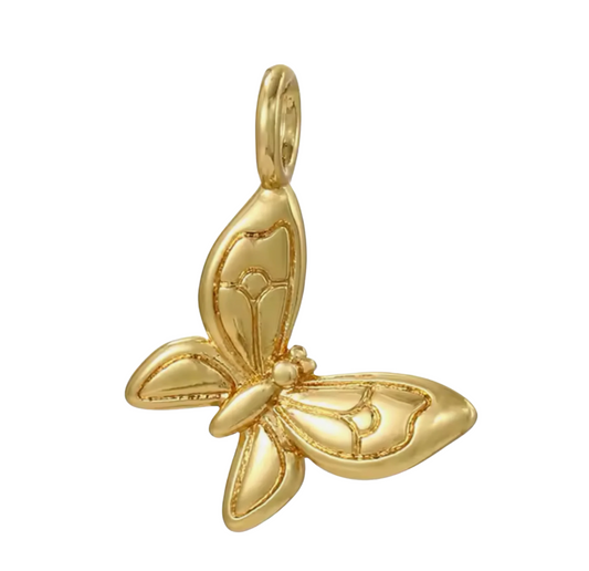 Gold Butterfly Charm